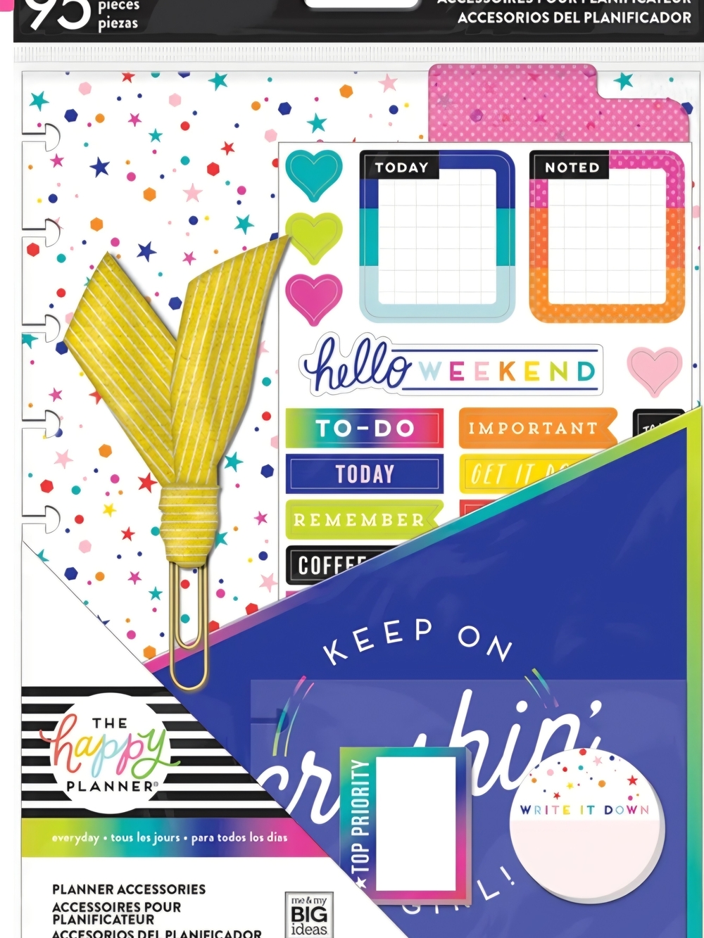 NWT! The Happy Planner Classic ACCESSORY PACK-Crushin It!